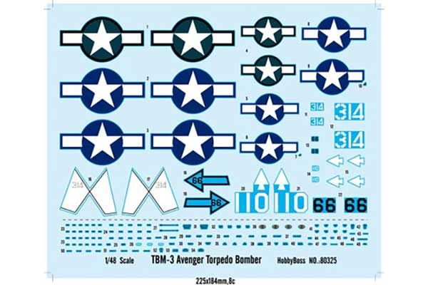 TBM-3 Avenger торпедоносец (Hobby Boss 80325) 1/48