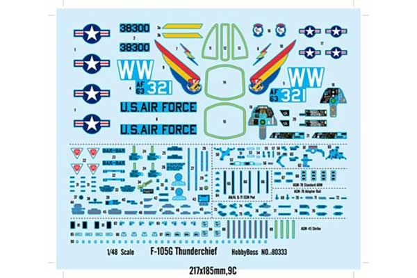 F-105G Thunderchief (Hobby Boss 80333) 1/48