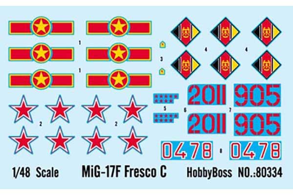 МіГ-17Ф Fresco C (Hobby Boss 80334) 1/48