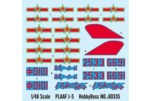 PLAAF J-5 (Hobby Boss 80335) 1/48