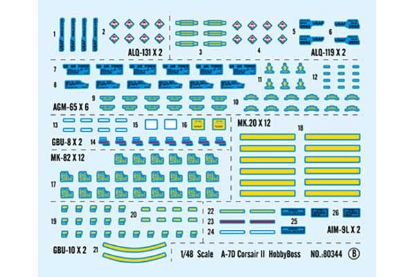 A-7D Corsair II (Hobby Boss 80344) 1/48