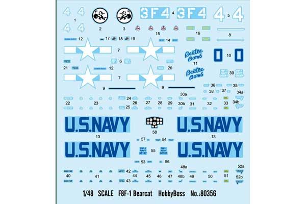 F8F-1 Bearcat (Hobby Boss 80356) 1/48