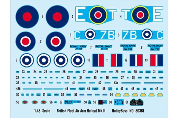 Hellcat Mk.II авіація британського флоту (Hobby Boss 80361) 1/48
