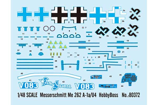 Messerschmitt Me 262 A-1a/U4 (Hobby Boss 80372) 1/48