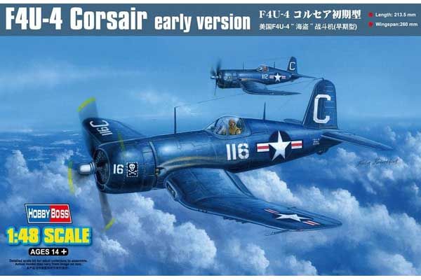 F4U-4 Corsair ранняя версия (Hobby Boss 80386) 1/48