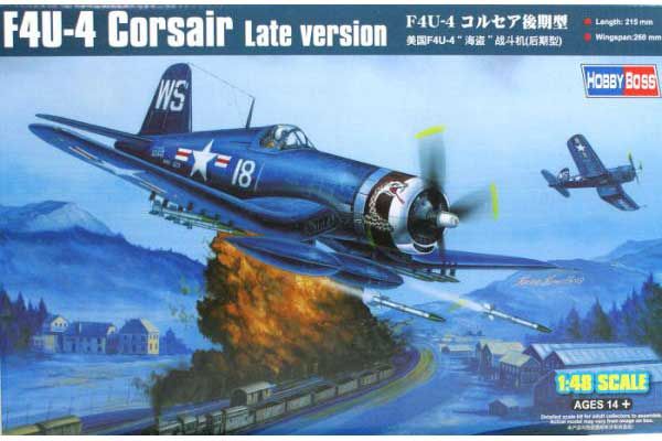 F4U-4 Corsair поздняя версия (Hobby Boss 80387) 1/48 F4U-4 Corsair поздняя версия (Hobby Boss 80387) 1/48