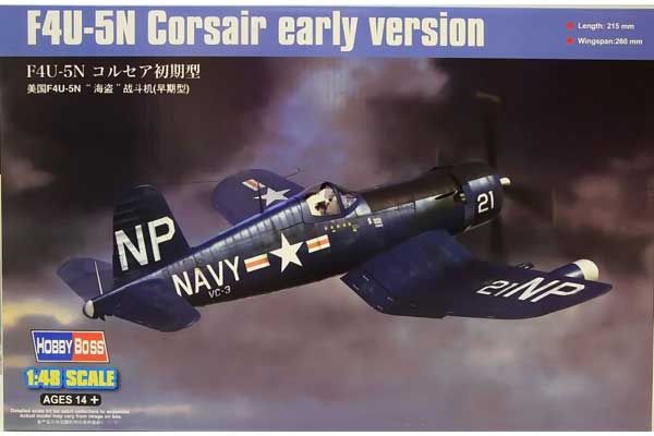 F4U-5N Corsair ранняя версия (Hobby Boss 80390) 1/48 F4U-5N Corsair ранняя версия (Hobby Boss 80390) 1/48