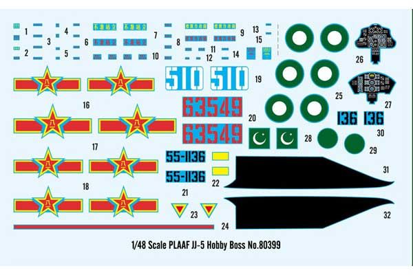 PLAAF JJ-5 (Hobby Boss 80399) 1/48