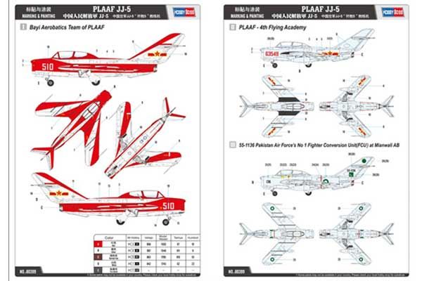 PLAAF JJ-5 (Hobby Boss 80399) 1/48