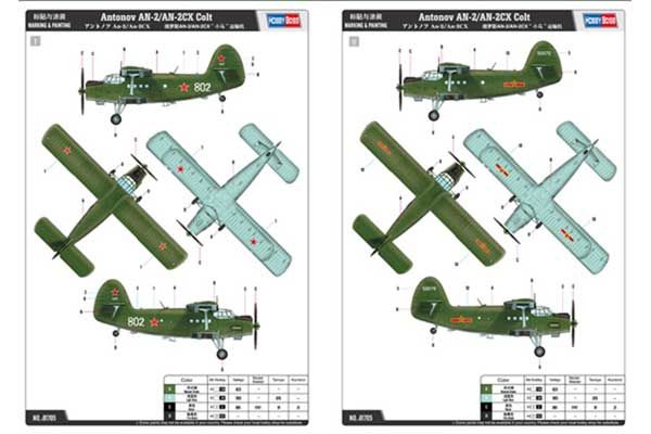Антонов АН-2 / АН-2СХ Colt (Hobby Boss 81705) 1/48