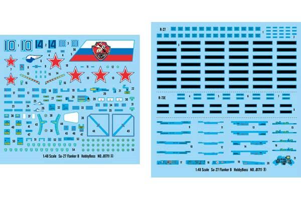 Су-27 Flanker B (Hobby Boss 81711) 1/48