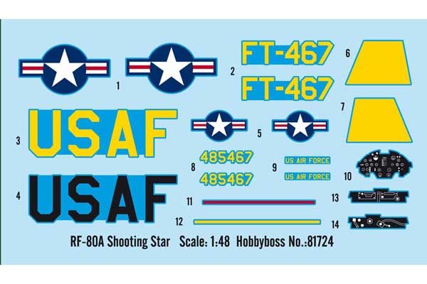 RF-80A Shooting Star (Hobby Boss 81724) 1/48