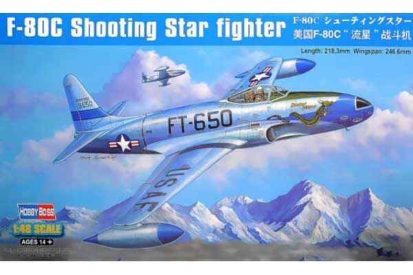 F-80C Shooting Star fighter (Hobby Boss 81725) 1/48