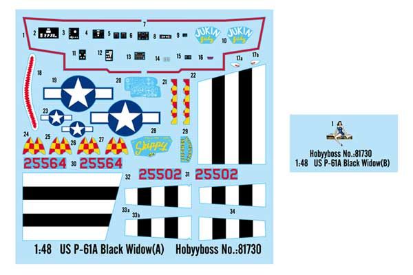 P-61A Black Widow (Hobby Boss 81730) 1/48