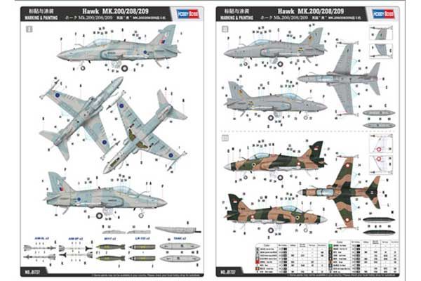 Hawk MK.200/208/209 (Hobby Boss 81737) 1/48