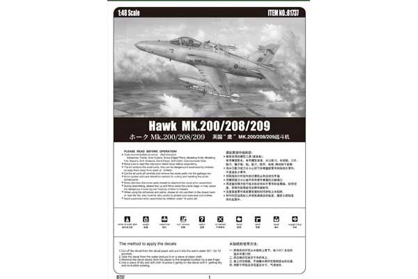 Hawk MK.200/208/209 (Hobby Boss 81737) 1/48