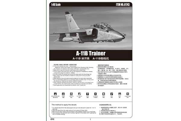 A-11B Trainer (Hobby Boss 81743) 1/48