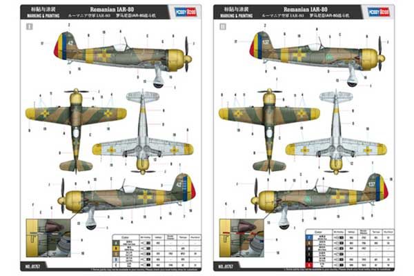 IAR-80 румунії (Hobby Boss 81757) 1/48