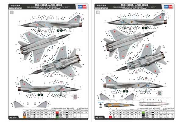 МіГ-31БМ з Х-47м2 (Hobby Boss 81770) 1/48