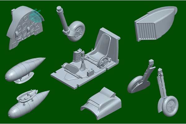 Messerschmitt Bf109E-3 (Hobby Boss 81791) 1/48