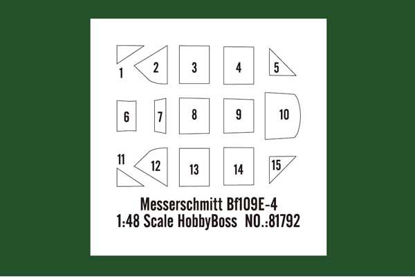 Messerschmitt Bf109E-4/TROP  (Hobby boss 81793) 1/48