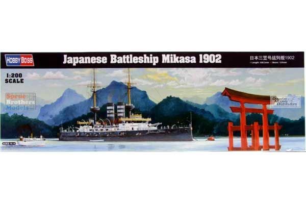 Японський броненосець Mikasa 1902 (Hobby Boss 82002) 1/200