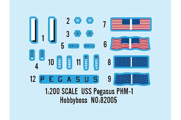 USS Pegasus PHM-1 (Hobby Boss 82005) 1/200
