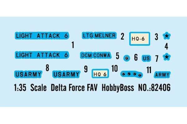 Delta Force FAV (Hobby Boss 82406) 1/3