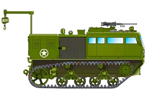 M4 High Высокоскоростной тягач (155mm/8-in./240mm) (Hobby Boss 82408) 1/35