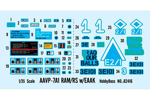 AAVP-7A1 RAM/RS w/EAAK (Hobby Boss 82416) 1/35