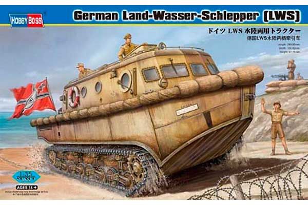 Land-Wasser-Schlepper LWS немецкий тягач-амфибия (Hobby Boss 82430) 1/35 Land-Wasser-Schlepper LWS немецкий тягач-амфибия (Hobby Boss 82430) 1/35