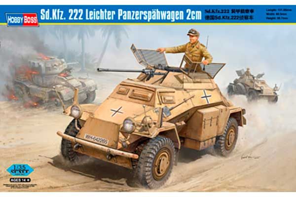 Sd.Kfz. 222 Leichter Panzerspahwagen 2cm  (Hobby Boss 82442) 1/35