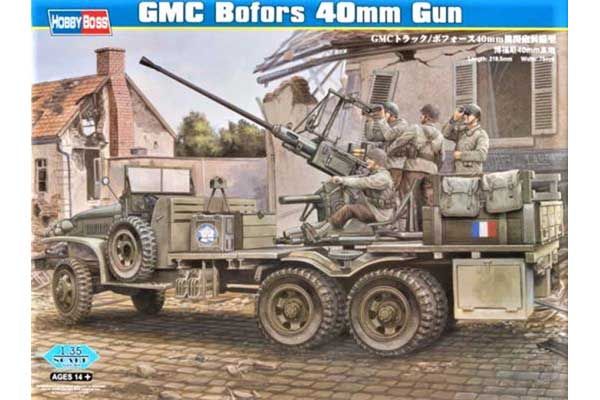 GMC Bofors 40мм зенитная пушка (Hobby Boss 82459) 1/35