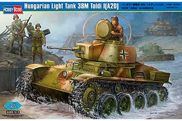 Венгерский легкий танк 38M Toldi I(A20) (Hobby Boss 82477) 1/35