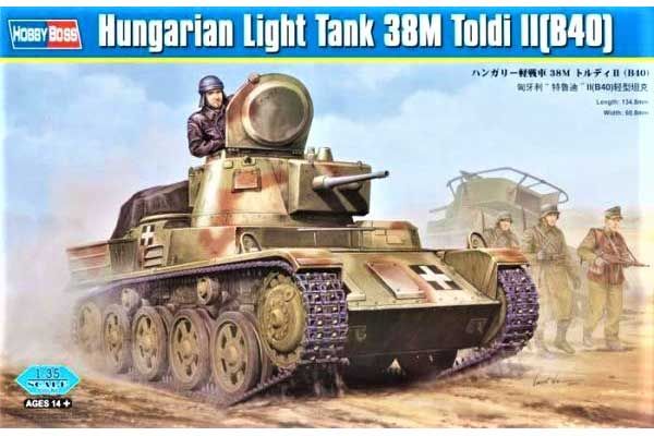 38M Toldi II(B40) венгерский легкий танк (Hobby Boss 82478) 1/35 38M Toldi II(B40) венгерский легкий танк (Hobby Boss 82478) 1/35