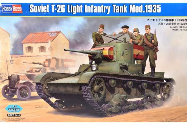 Т-26 мод. 1935 (Hobby Boss 82496) 1/35 Т-26 мод. 1935 (Hobby Boss 82496) 1/35