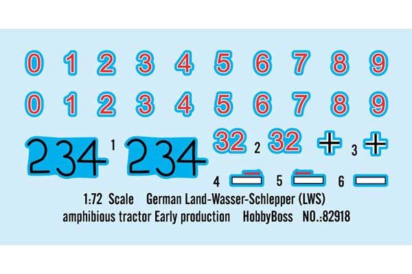 Land-Wasser-Schlepper (LWS) тягач амфибия ранний (Hobby Boss 82918) 1/72
