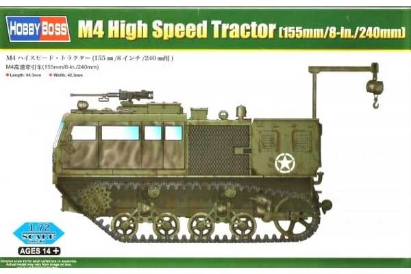 M4 високошвидкісний тягач (155mm/8-in./240mm) (Hobby Boss 82921) 1/72