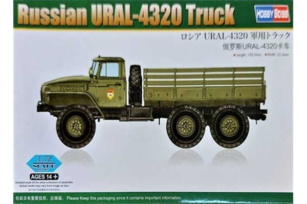 Грузовик УРАЛ-4320 (Hobby Boss 82930) 1/72