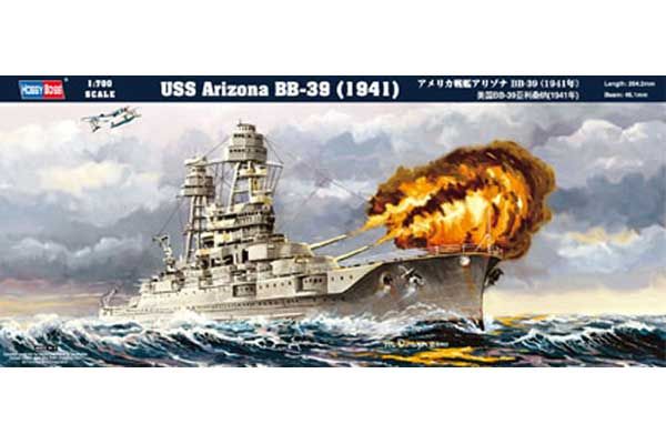 USS Arizona BB-39 (1941) (Hobby Boss 83401) 1/700