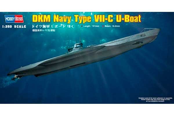 DKM Navy Type VII-C U-Boat (Hobby Boss 83505) 1/350 DKM Navy Type VII-C U-Boat (Hobby Boss 83505) 1/350