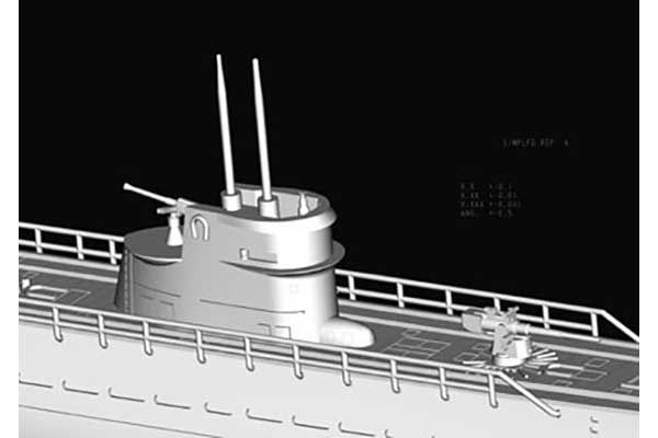 DKM Navy Type lX-A U-Boat (Hobby Boss 83506) 1/350