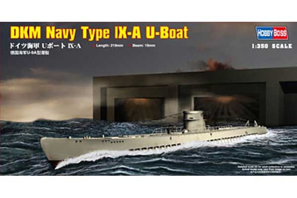 DKM Navy Type lX-A U-Boat (Hobby Boss 83506) 1/350