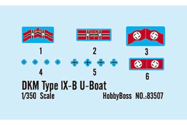 DKM Type lX-B U-Boat (Hobby Boss 83507) 1/350