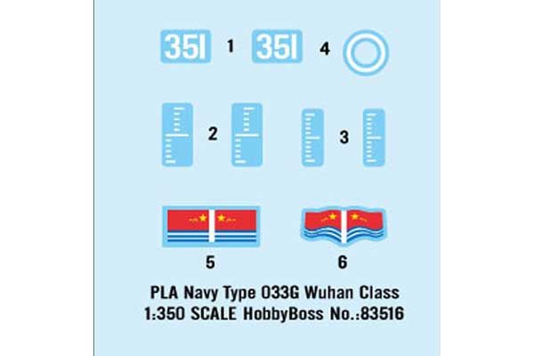 Type 033G Wuhan подводная лодка типа Wuhan (Hobby Boss 83516) 1/350