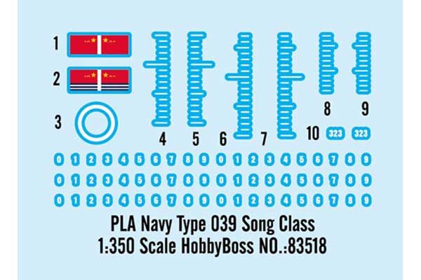 PLA Navy Type 039 Song Class (Hobby Boss 83518) 1/350