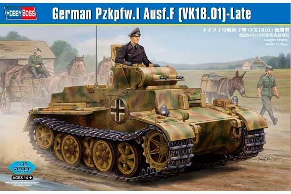 Pzkpfw.I Ausf.F (VK18.01) - поздний (Hobby Boss 83805) 1/35 Pzkpfw.I Ausf.F (VK18.01) - поздний (Hobby Boss 83805) 1/35
