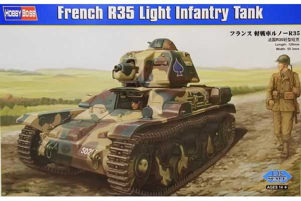 R35 легкий французский пехотный танк (Hobby Boss 83806) 1/35