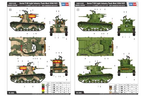 Танк Т-26 мод. 1936/1937 (Hobby Boss 83810) 1/35