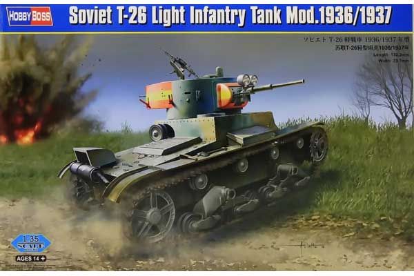 Танк Т-26 мод. 1936/1937 (Hobby Boss 83810) 1/35 Танк Т-26 мод. 1936/1937 (Hobby Boss 83810) 1/35